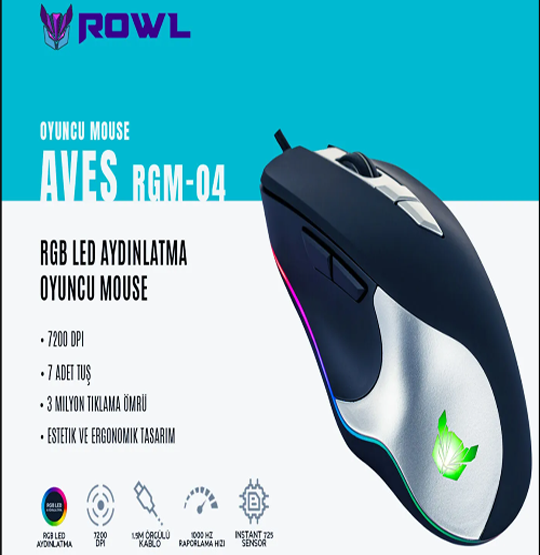 Rowl rgm-04 Oyuncu Mouse